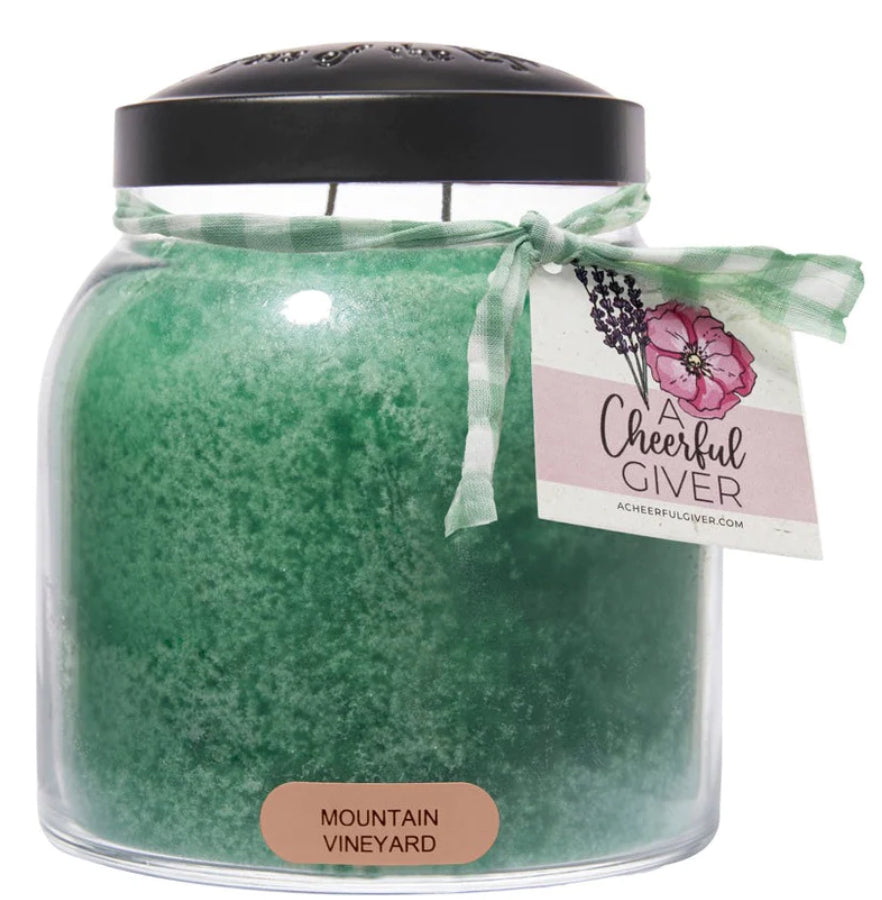 A Cheerful Giver Lavender Vanilla Jar Candle, 24-Ounce